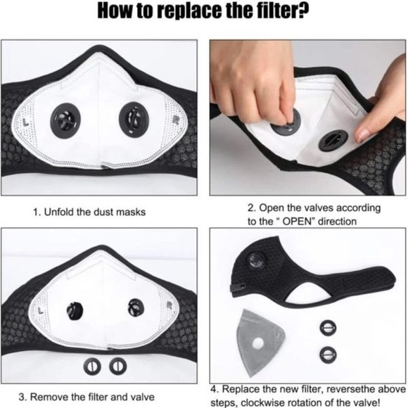 Unisex Neoprene Reusable Sport Face Mask  … - Picture 4 of 5